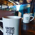 Enjoying a cup of joe with @jar.of.lemons! Last day in OKC - soaking up every little bit! #okc #plant #everygirl #coffeeme #cousintime 