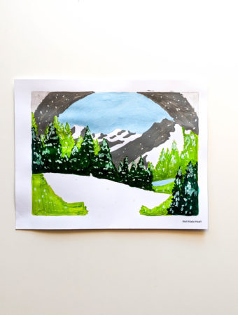 Printable Paint by Numbers Art